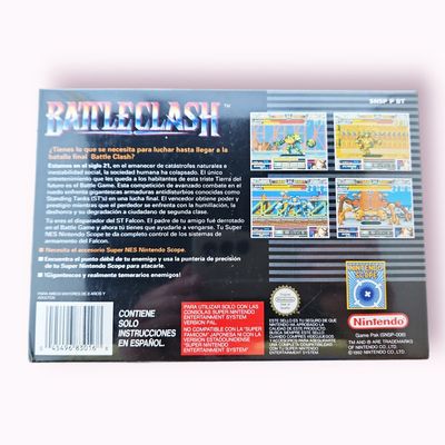 BATTLECLASH SNES NYTT INPLASTAD