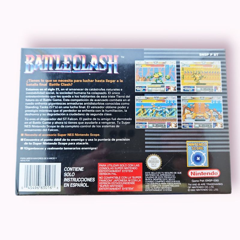 BATTLECLASH SNES NYTT INPLASTAD