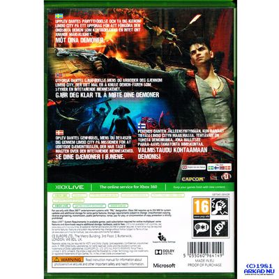 DMC DEVIL MAY CRY XBOX 360