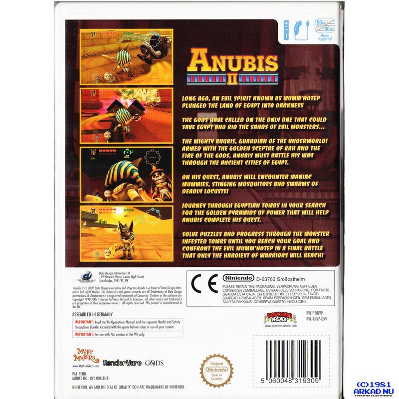 ANUBIS II WII