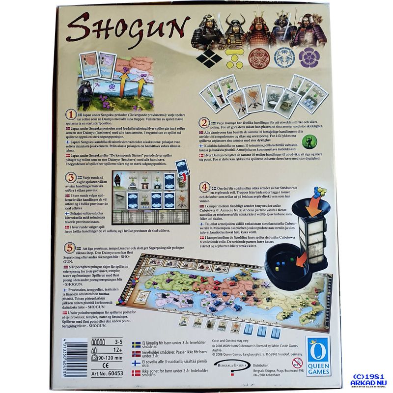 SHOGUN BERGSALA ENIGMA BRÄDSPEL