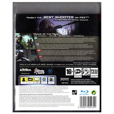 CALL OF DUTY 4 MODERN WARFARE GAME OF THE YEAR EDITION PS3