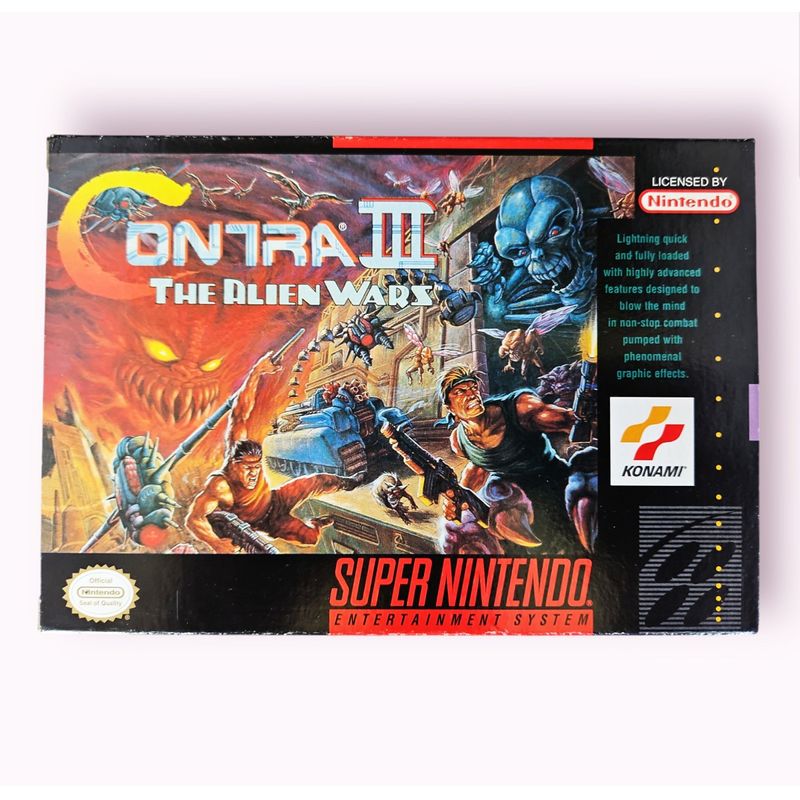 CONTRA III THE ALIEN WARS SNES NTSC USA