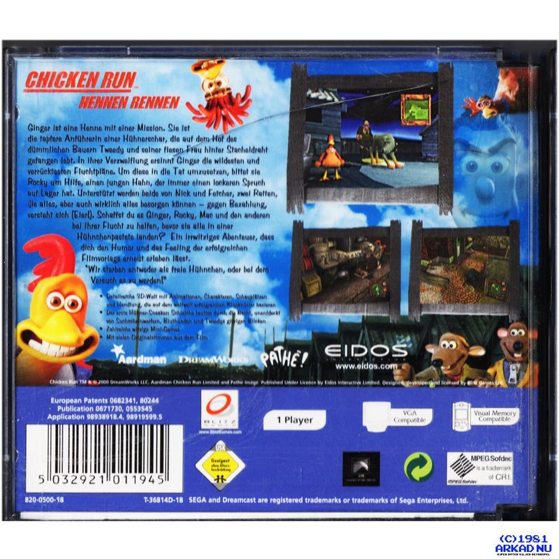 CHICKEN RUN DREAMCAST