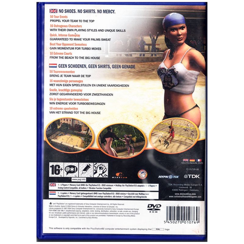 OUTLAW VOLLEYBALL PS2