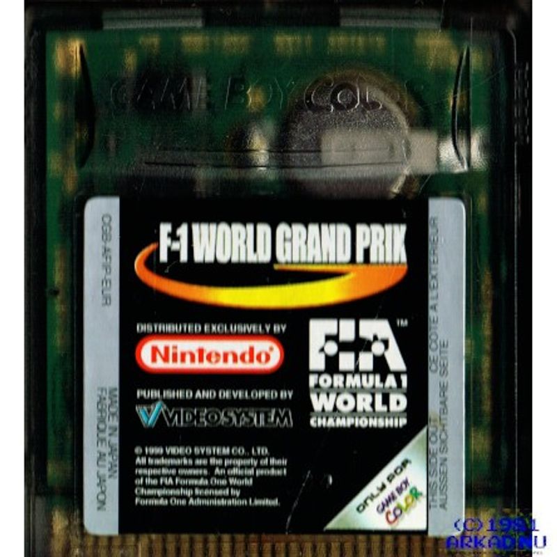 F1 WORLD GRAND PRIX GAMEBOY COLOR