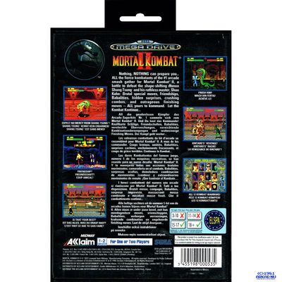 MORTAL KOMBAT II MEGADRIVE