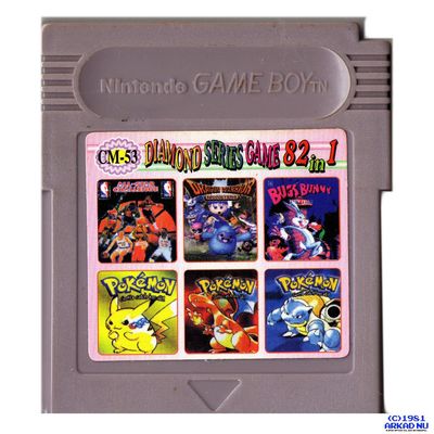 DIAMOND SERIES GAME 82 IN 1 GAMEBOY BOOTLEG