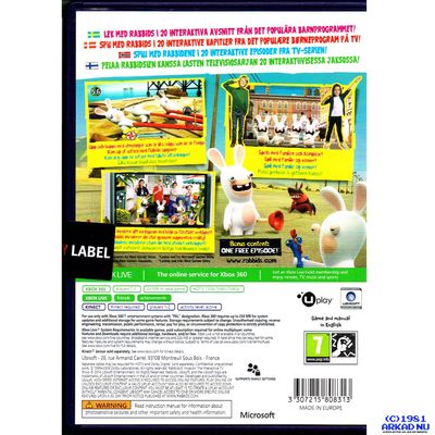 RABBIDS INVASION THE INTERACTIVE TV SHOW XBOX 360