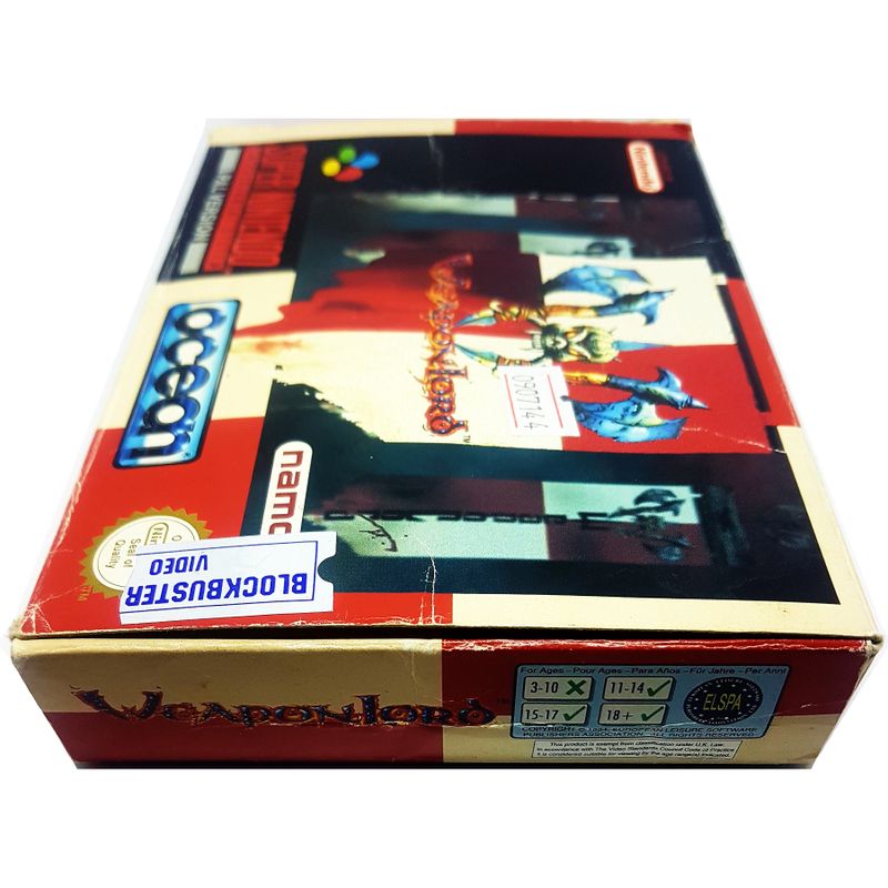 WEAPON LORD SNES RENTAL