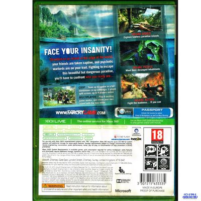 FAR CRY 3 XBOX 360