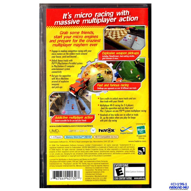 MICRO MACHINES V4 PSP