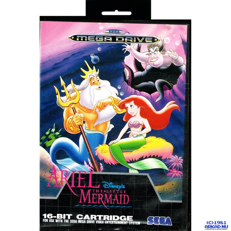 ARIEL THE LITTLE MERMAID MEGADRIVE