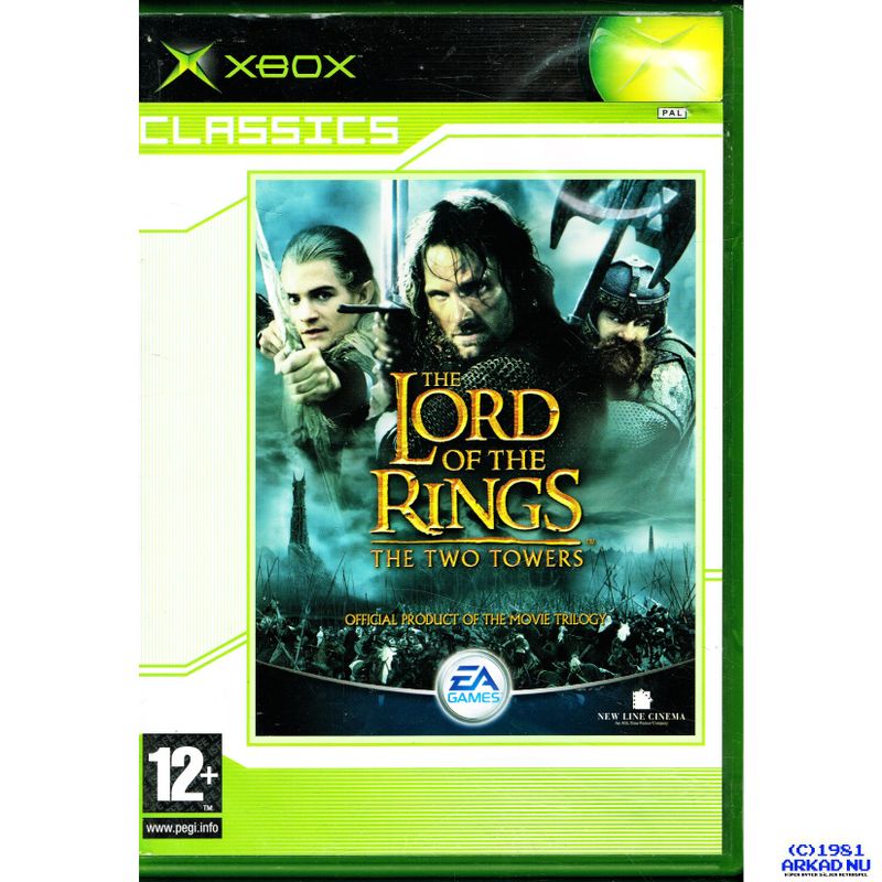 THE LORD OF THE RINGS THE TWO TOWERS XBOX