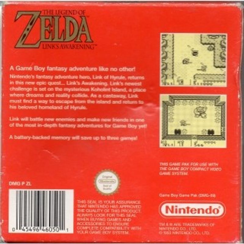 ZELDA LINKS AWAKENING GAMEBOY