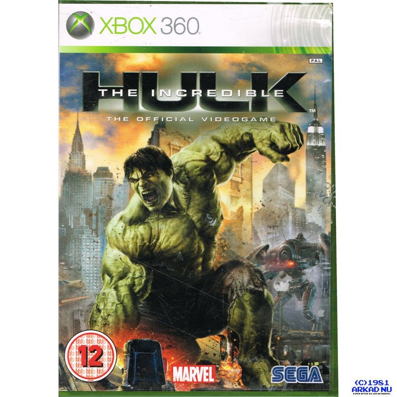 THE INCREDIBLE HULK XBOX 360