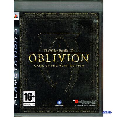 THE ELDER SCROLLS IV OBLIVION GAME OF THE YEAR EDITION PS3