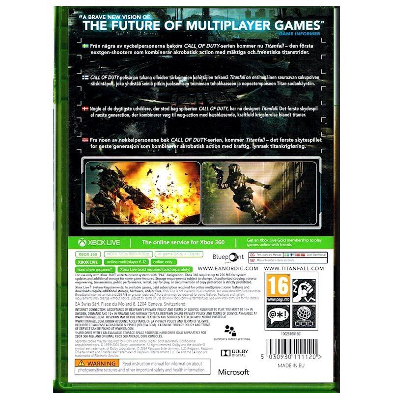 TITANFALL XBOX 360