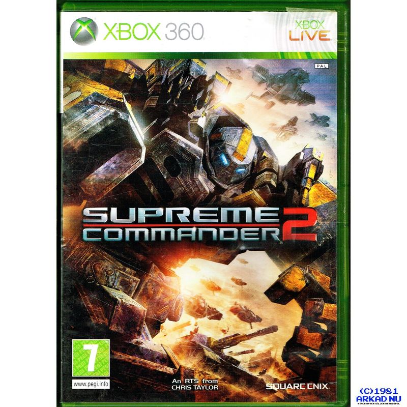 SUPREME COMMANDER 2 XBOX 360