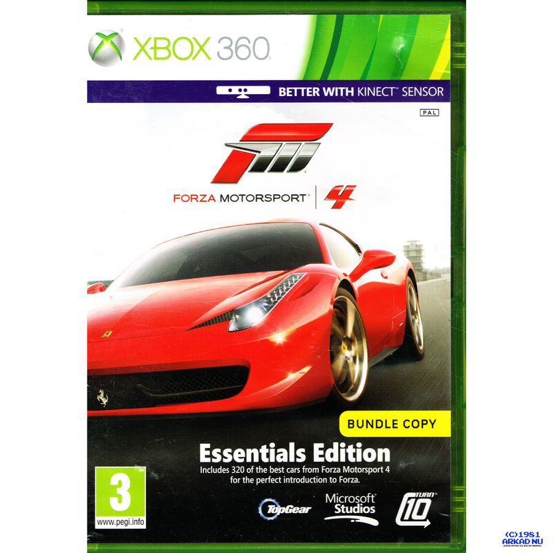 FORZA MOTORSPORT 4 ESSENTIALS EDITION XBOX 360