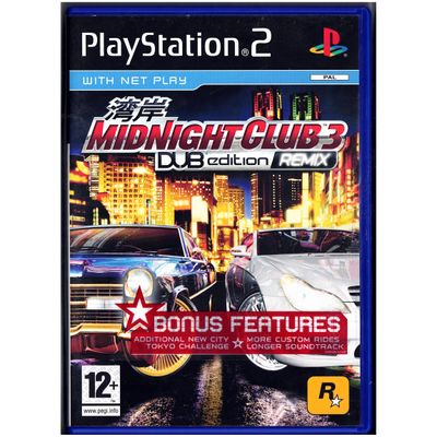 MIDNIGHT CLUB 3 DUB EDITION REMIX PS2