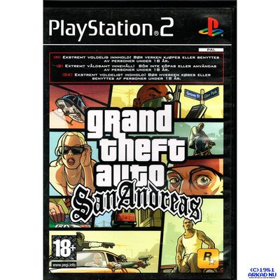 GRAND THEFT AUTO SAN ANDREAS PS2