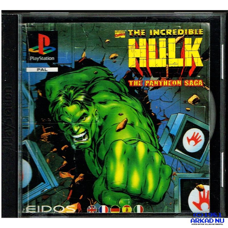 THE INCREDIBLE HULK THE PANTHEON SAGA PS1