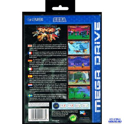 PRIMAL RAGE MEGADRIVE