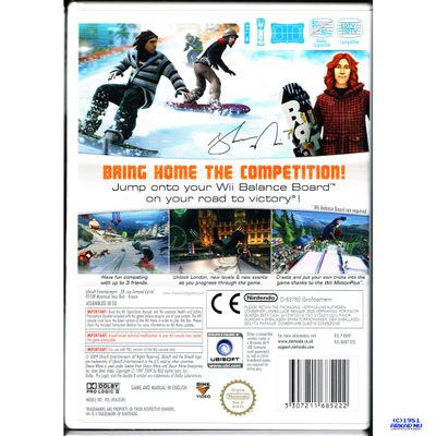 SHAUN WHITE SNOWBOARDING WORLD STAGE WII