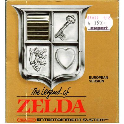 THE LEGEND OF ZELDA NES SCN SVENSK FÖRSTA UTGÅVA