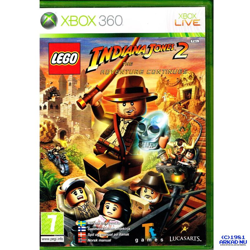 LEGO INDIANA JONES 2 THE ADVENTURE CONTINUES XBOX 360