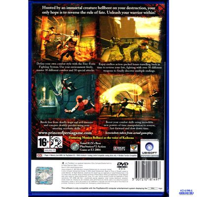 PRINCE OF PERSIA WARRIOR WITHIN PS2