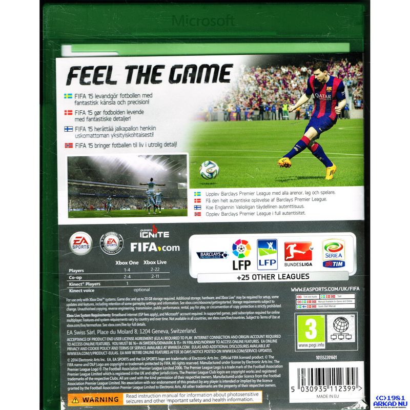 FIFA 15 XBOX ONE