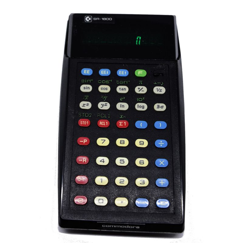 COMMODORE SR-1800 VFD MINIRÄKNARE MED SVENSK BRUKSANVISNING
