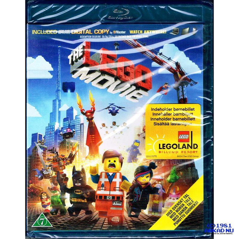 LEGO THE MOVIE BLU-RAY