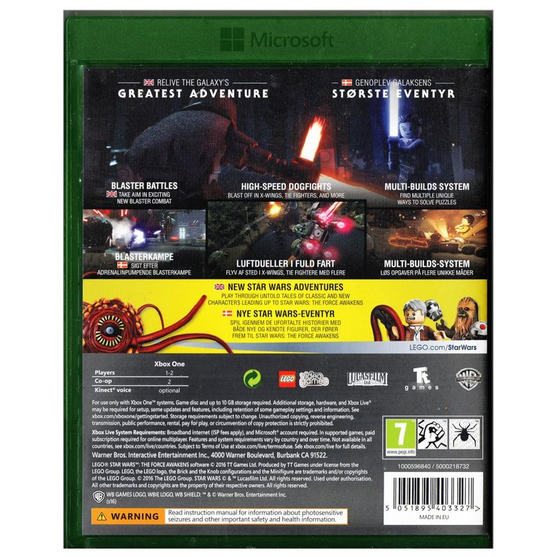 LEGO STAR WARS THE FORCE AWAKENS XBOX ONE