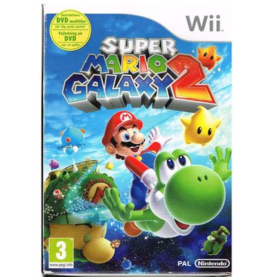 SUPER MARIO GALAXY 2 WII MED BONUS DVD OCH SLEEVE