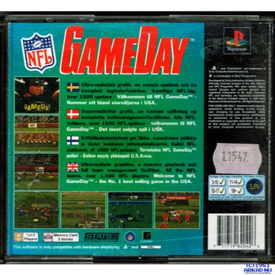 NFL GAMEDAY PS1