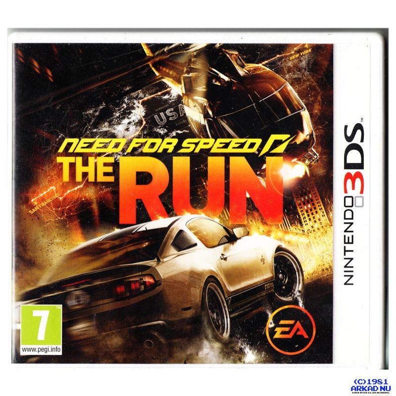 NEED FOR SPEED THE RUN 3DS