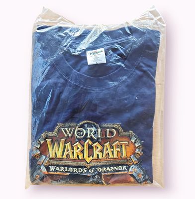 WORLD OF WARCRAFT WARLORDS OF DRAENOR T-SHIRT LARGE VINTAGE