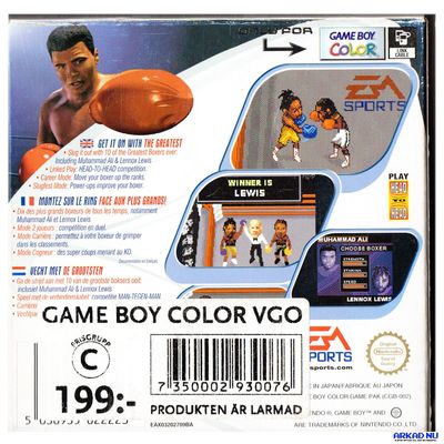 KNOCKOUT KINGS GAMEBOY COLOR