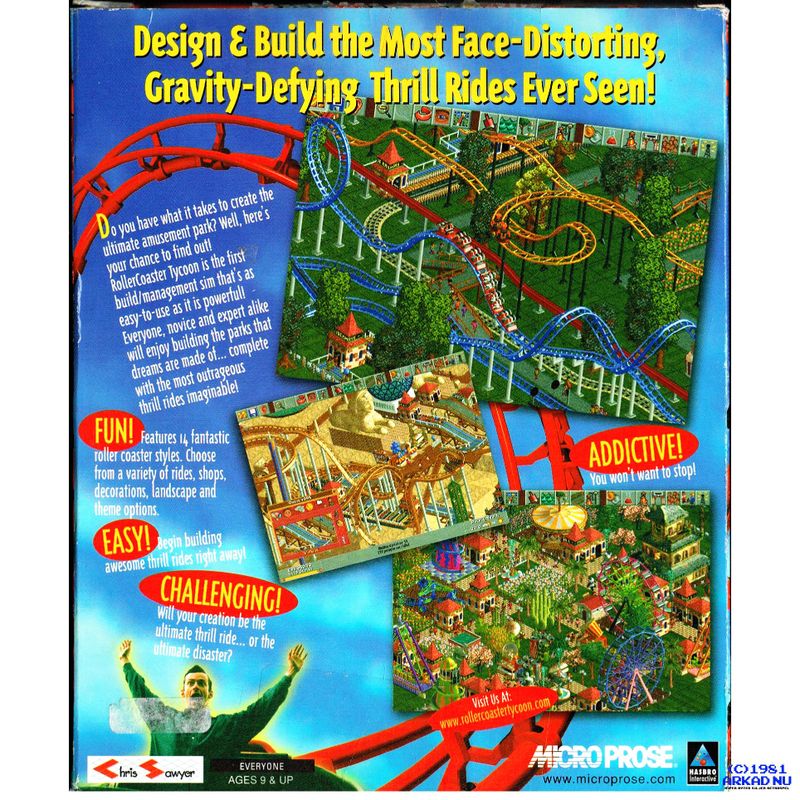 ROLLERCOASTER TYCOON PC BIGBOX