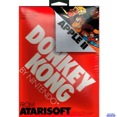 DONKEY KONG APPLE II INPLASTAD