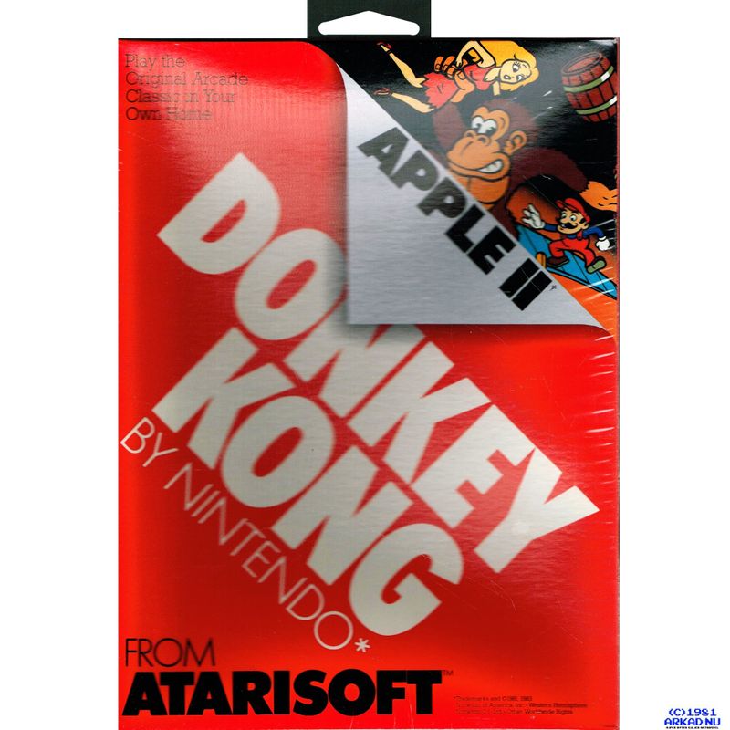 DONKEY KONG APPLE II INPLASTAD