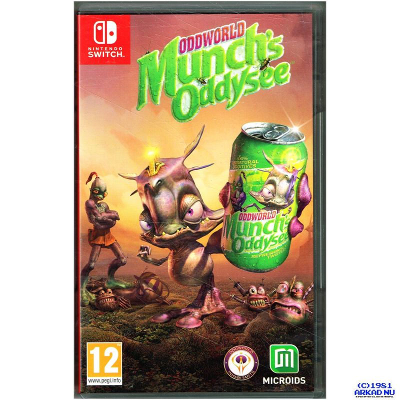 ODDWORLD MUNCHS ODDYSSEE SWITCH