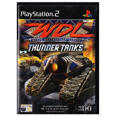 WDL WORLD DESTRUCTION LEAGUE THUNDER TANKS PS2