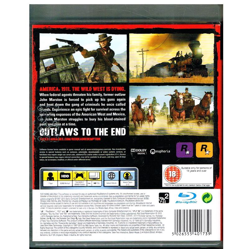 RED DEAD REDEMPTION PS3