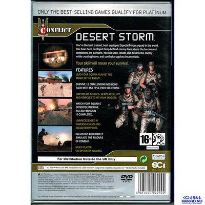 CONFLICT DESERT STORM PS2