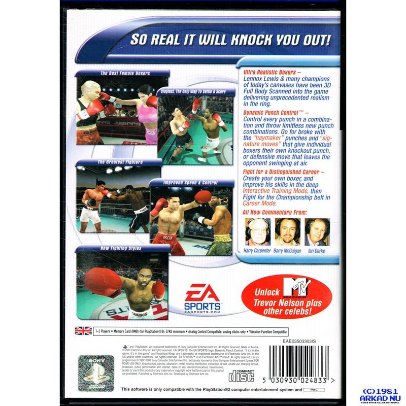 KNOCKOUT KINGS 2001 PS2