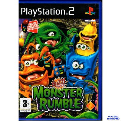 BUZZ JUNIOR MONSTER RUMBLE PS2